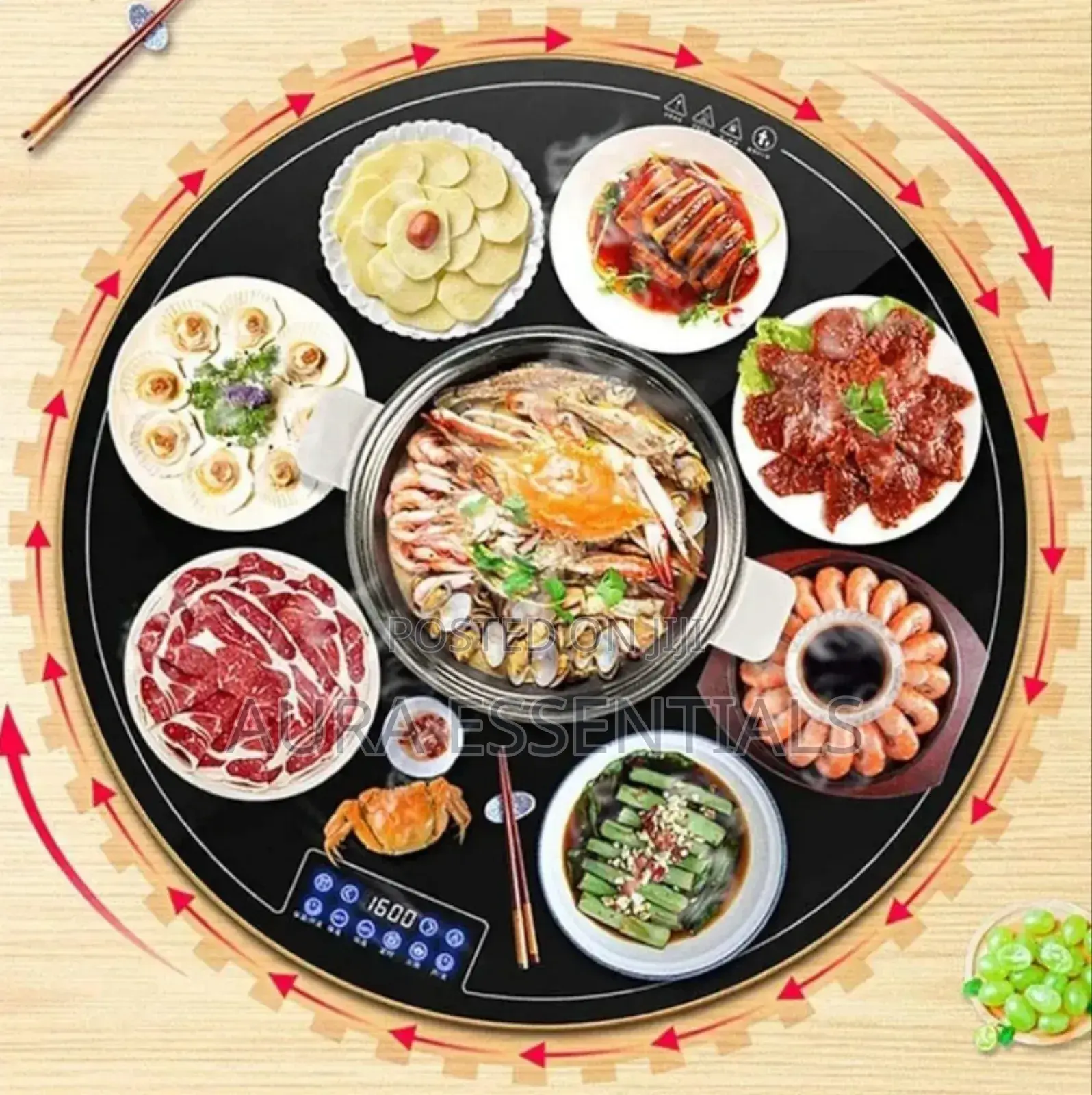 Multifunctional Rotating Food Insulation Warming Board