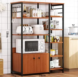 Kitchen Rack With Storage Free Standing Utility Cart Storage