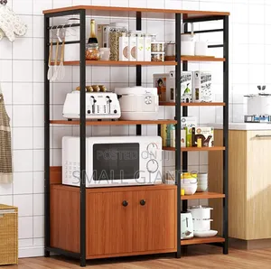 Kitchen Rack With Storage Free Standing Utility Cart Storage