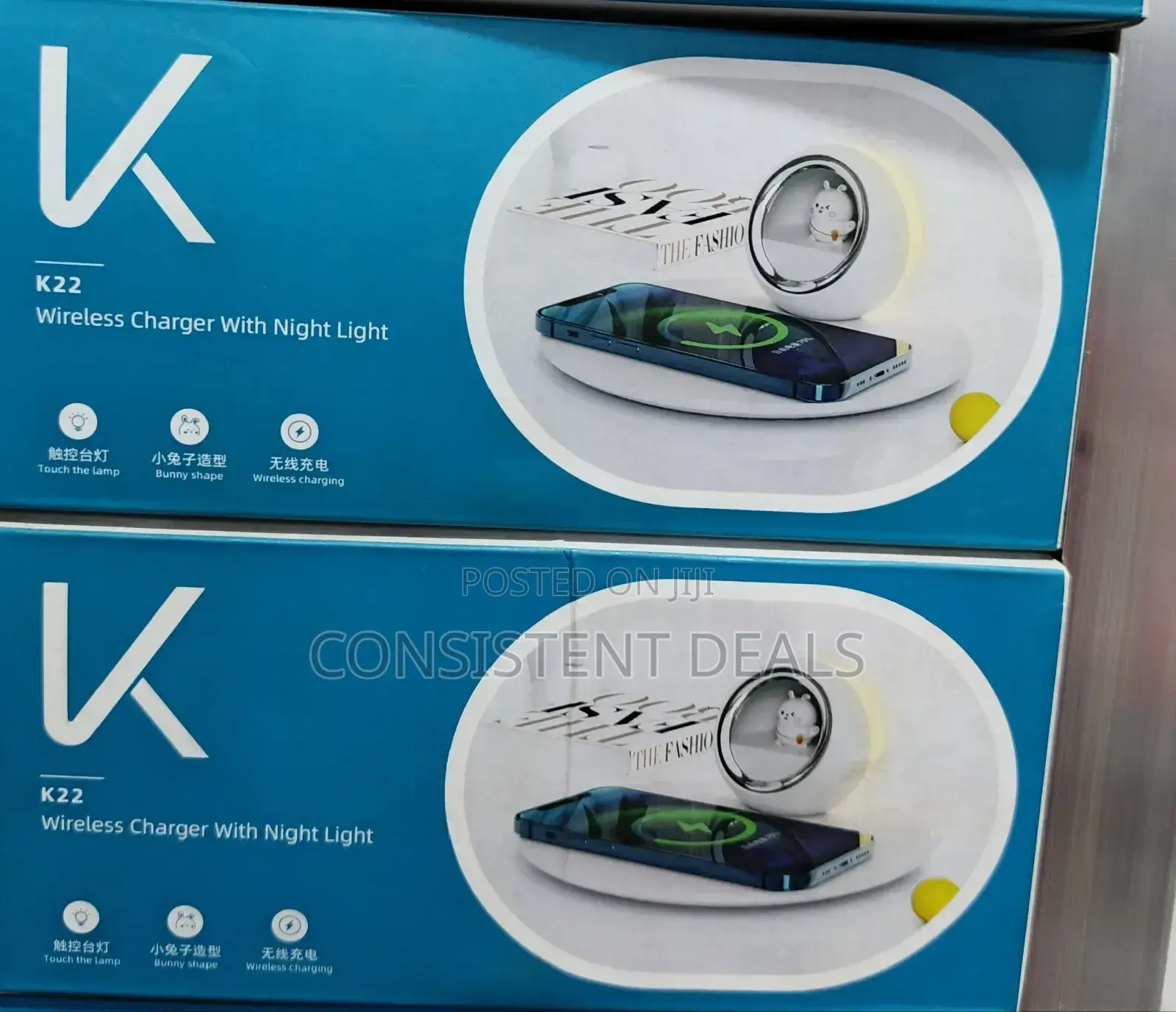 Wireless Charger With Night Light