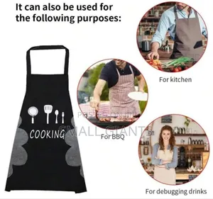 Scratch Resistant Fadeless Oil-Proof Kitchen Apron
