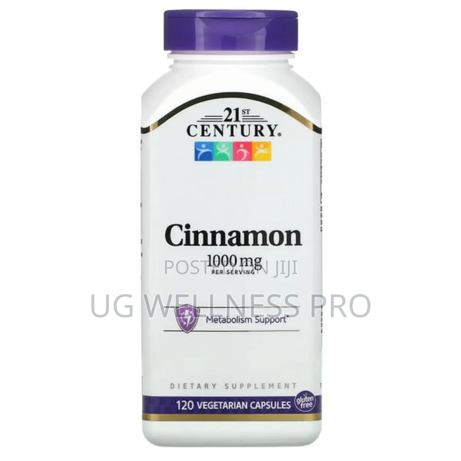 21st Century, Cinnamon, 1,000 Mg, 120 Vegetarian Capsules