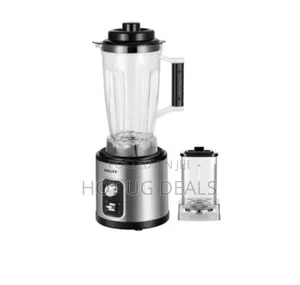 Sokany Blender 2 in 1, 6600 Watts, 3 Liters, SK-6666- Silver