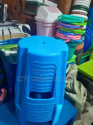 Mukwano Plastic Round Stools Chairs