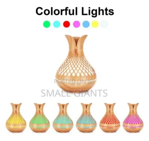 Essential Oil Aroma Diffuser Remote-Vase Flower Humidifier