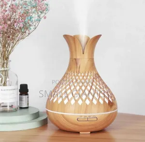 Essential Oil Aroma Diffuser Remote-Vase Flower Humidifier