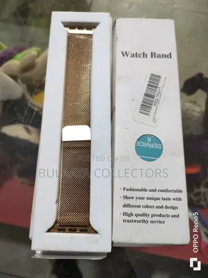 Generic Rose Gold Metal Milanese Magnetic Strap for Apple Watch