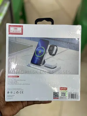 Earldom WC27 15W 3-in-1 Foldable Wireless Charging Stand