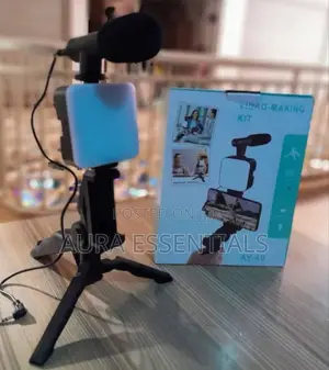 Generic Portable Cell Phone Camera Tripod Vlogging Kit