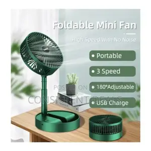 Foldable Desktop and Extendable Mini Air Fan
