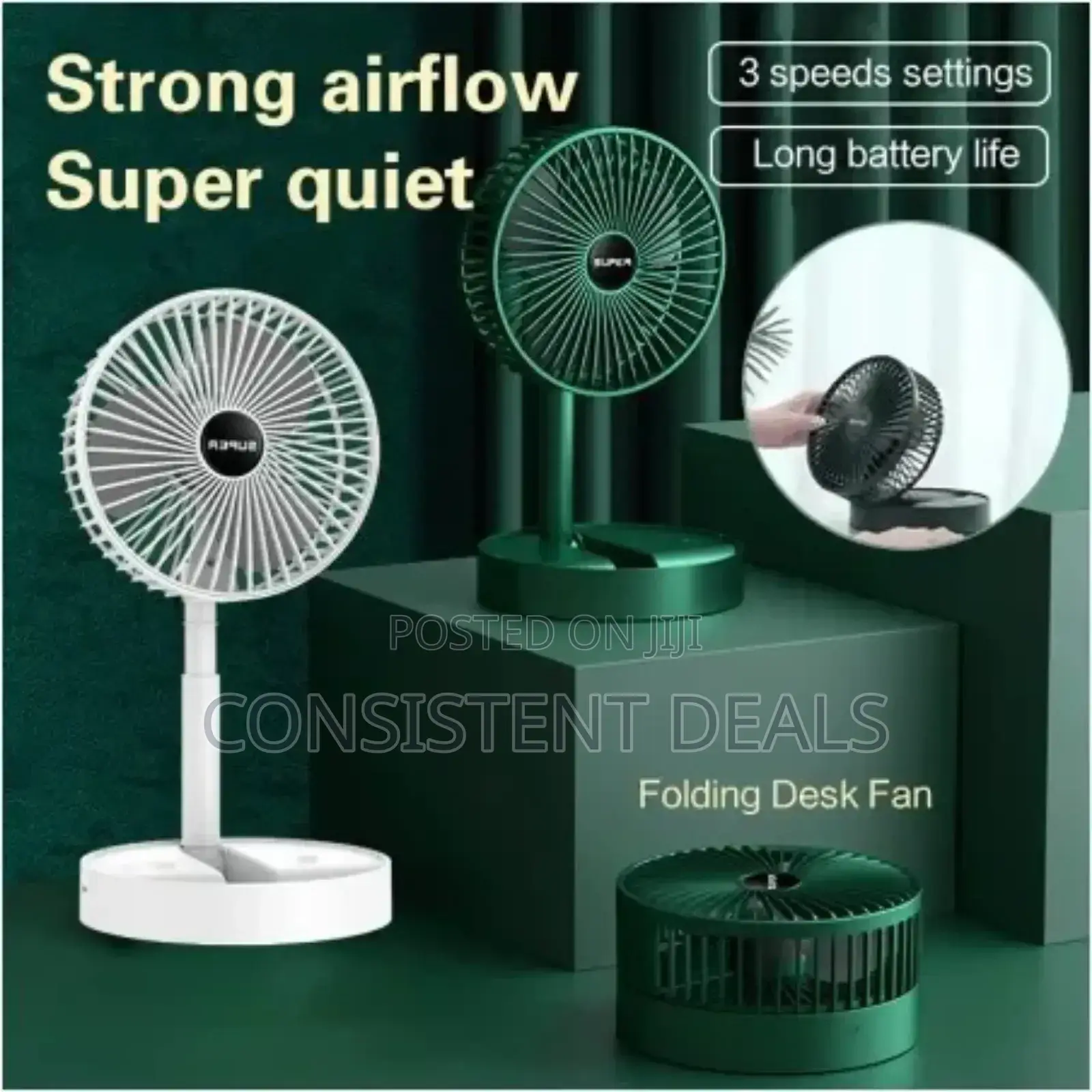 Desktop Mini Foldable Air Fan