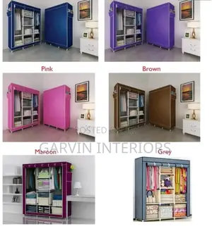 Metallic Closet Storage