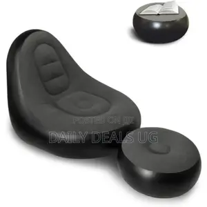 Intex Inflatable Flocking With Footrest,Inflatable Chair