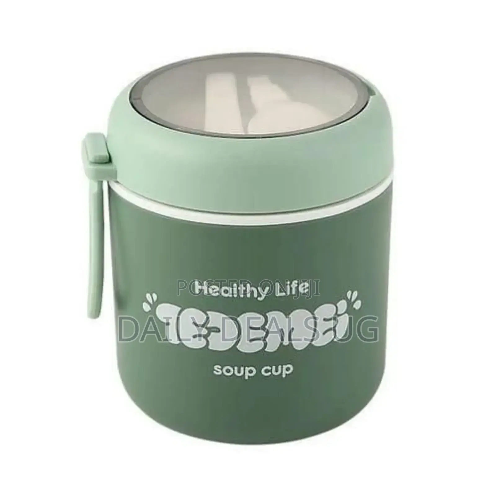 Lunch Box Food Container With Spoon