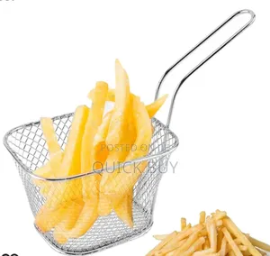 Generic Stainless Steel Square Mesh Frying Basket