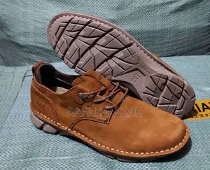 Original Brown CAT Casual Premium Leather Low Shoe