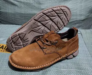 Original Brown CAT Casual Premium Leather Low Shoe