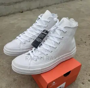 Off-White Converse All Star Leather High Top Chuck Taylor