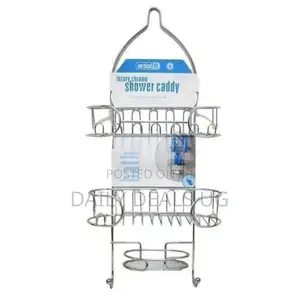 Bathroom Organizer Vertical Fit Shower Caddy Storage Rack,