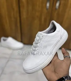 Original Ecco White Leather Casual Sneakers