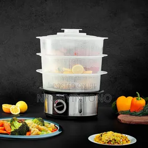 Geepas High Quality Food Steamer With 2years Warranty.