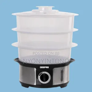 Geepas 12litrrs Automatic Food Steamer With 2 Years Warranty