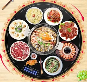 Multifunctional Rotating Food Insulation Warming Board