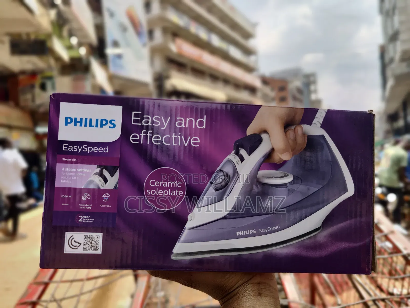 Phillips 2000w Steam Iron/Phillips Ceramic Steam Iron