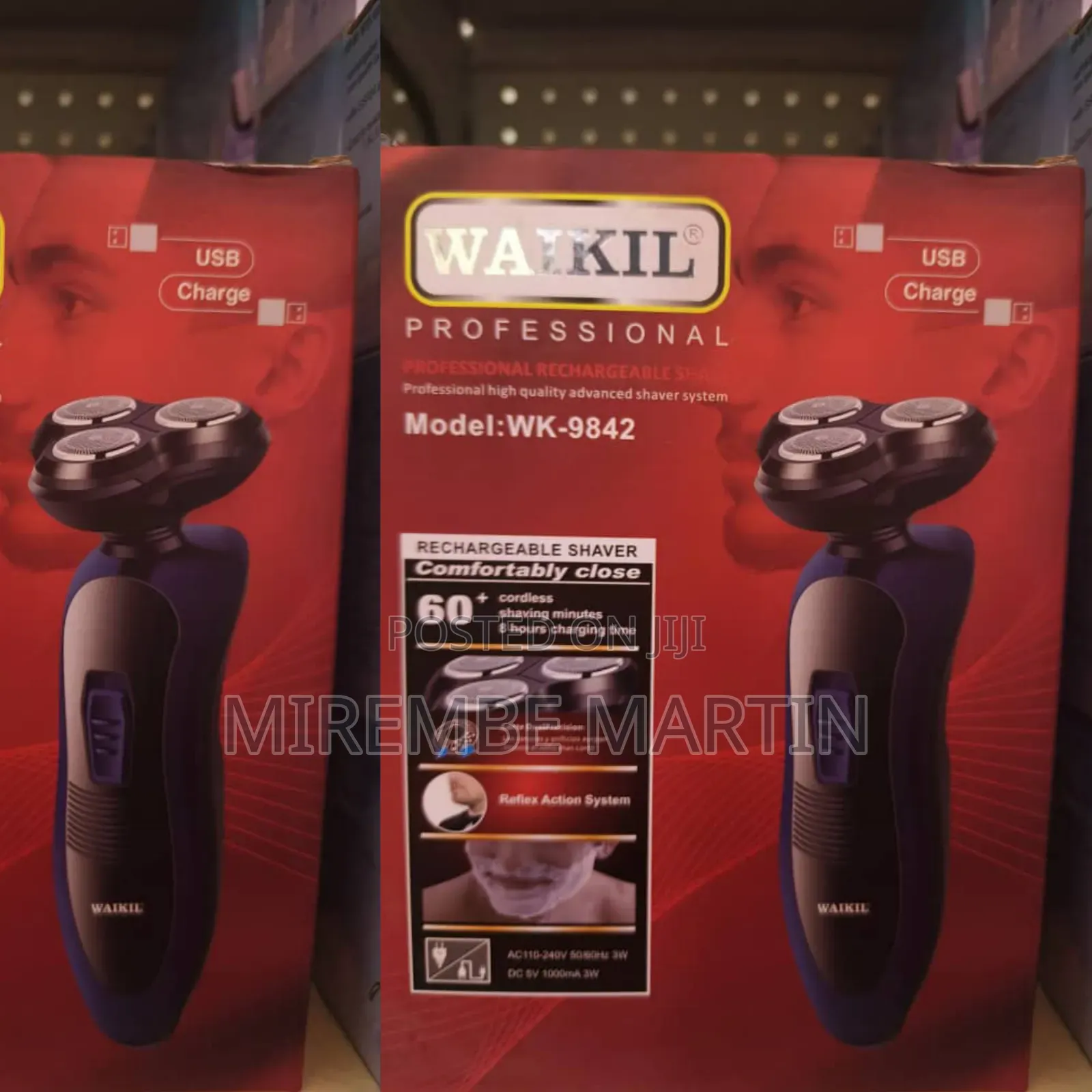 Rechargeable Waikil Shaver