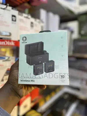 Green Lion GLM-Professional Wireless Microphone - Black