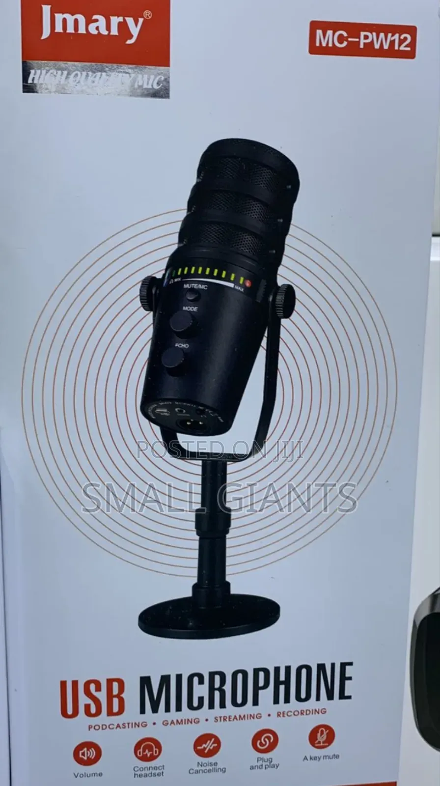 Jmary USB Condenser Microphone MC-PW12