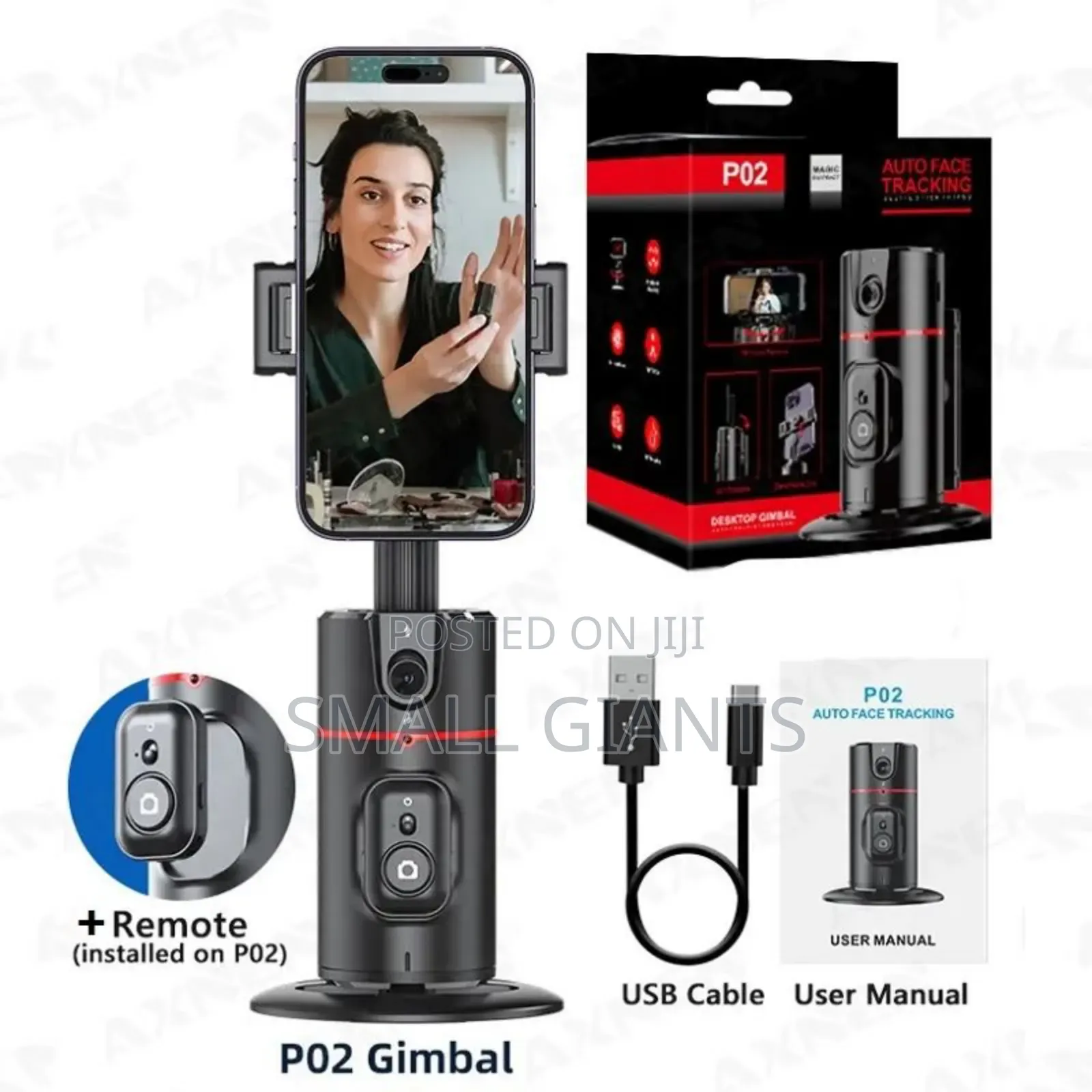 P02 360 Rotation Gimbal Stabilizer