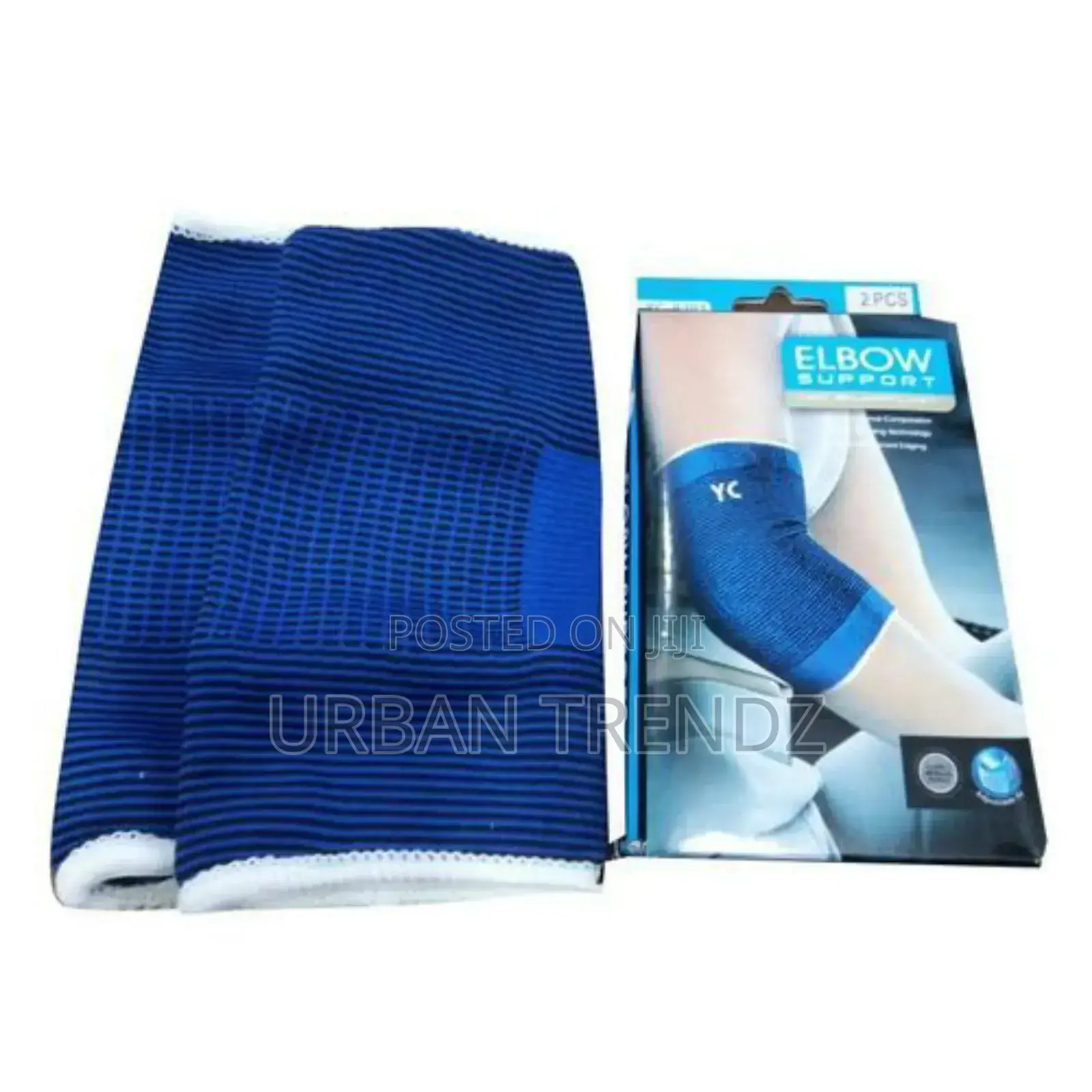 1 Pair of Elbow Sports Support Pads for Protection-Blue
