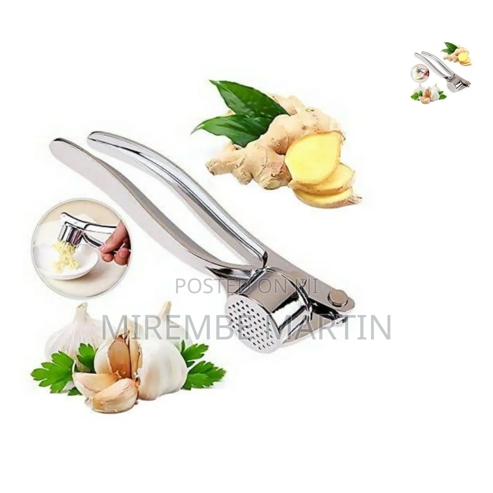 Brand Stainless Garlic Press