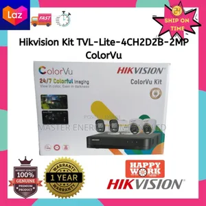 4 Cameras System Full Kit 2mp Colorvu Live
