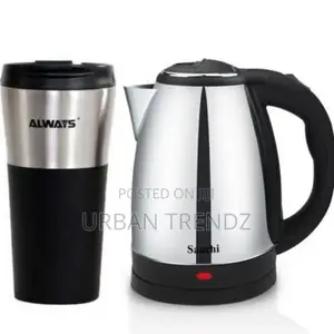 Saachi Electric Heat Kettle 1.8 Litres Thermos Cup 0.5ltrs