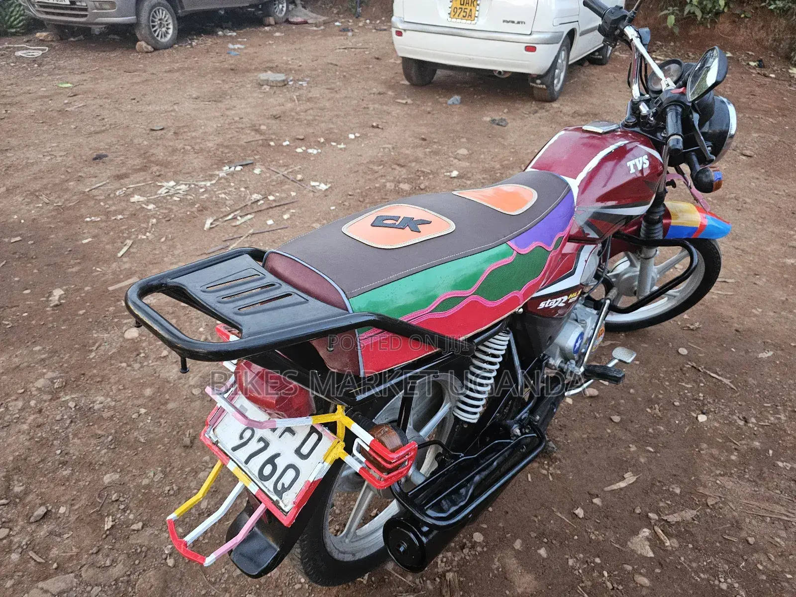 TVS HLX 125 2021 Red
