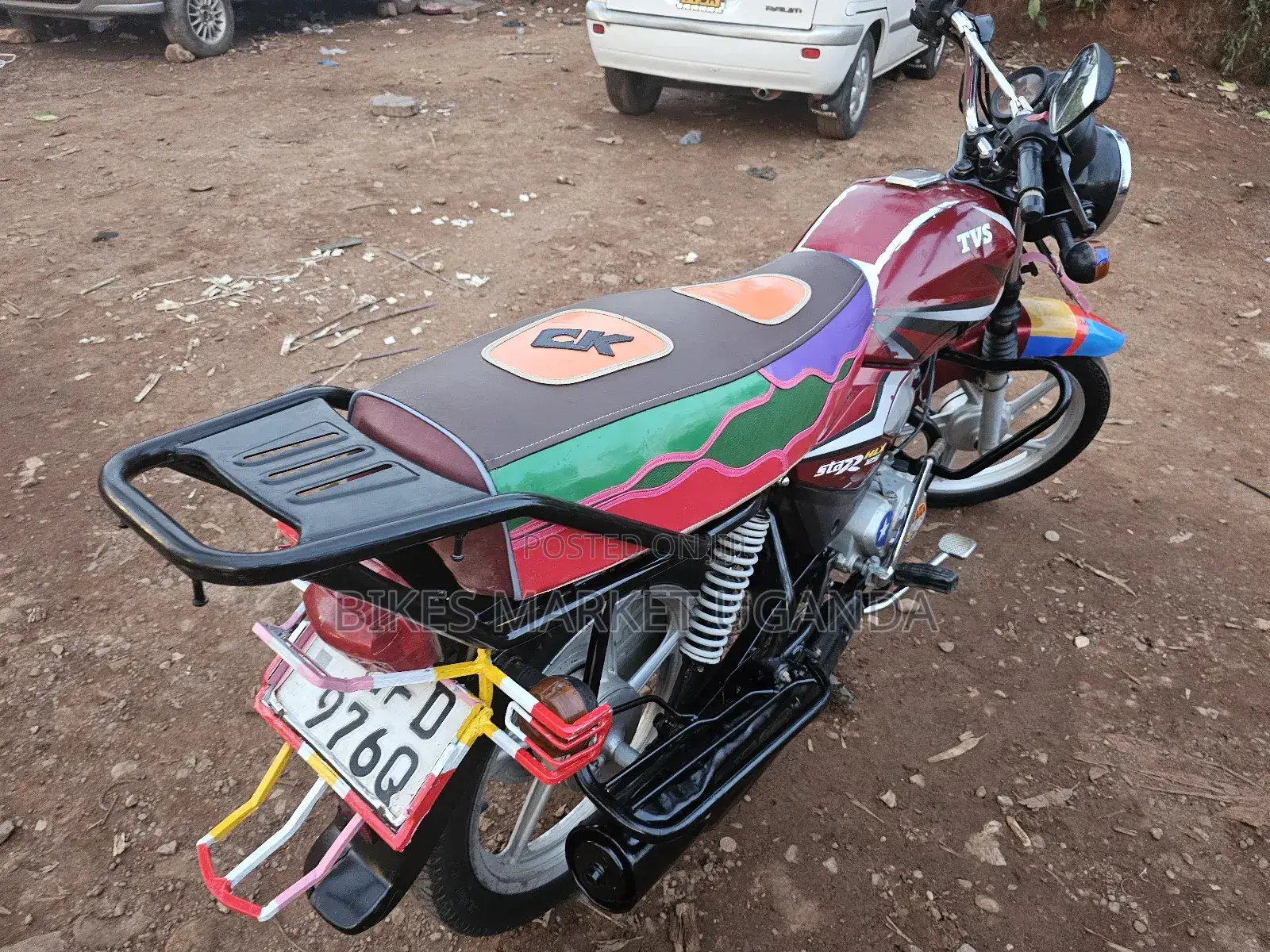 TVS HLX 125 2021 Red