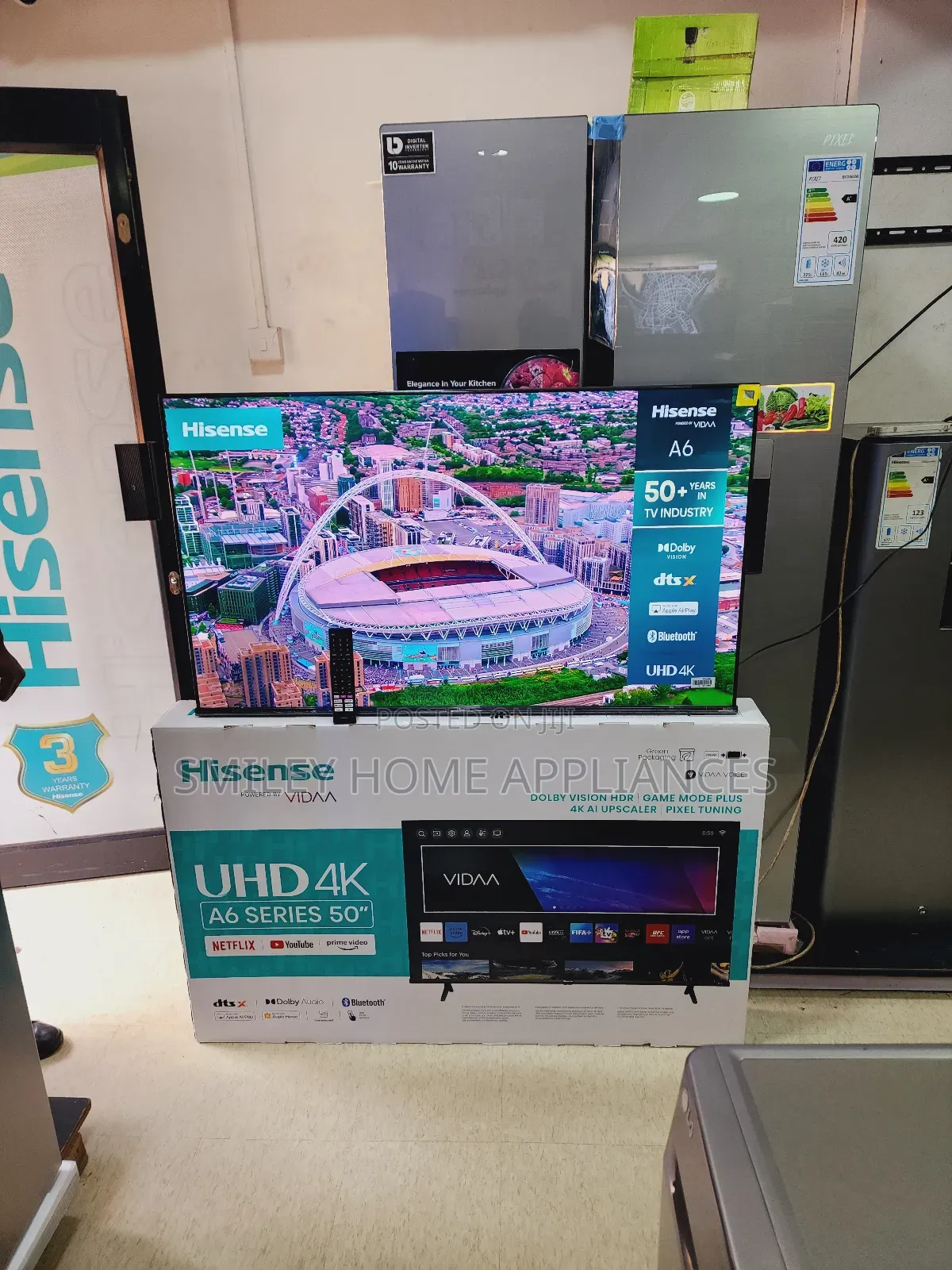 Hisense Vidaa A6 Series 50inches Smart Tv