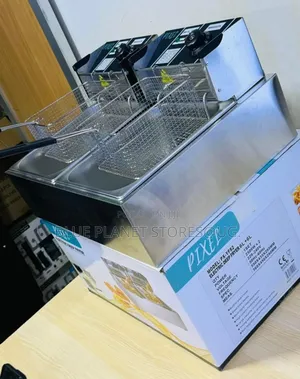 Pixel 12litres Electric Double Deep Fryers // 5kw // Yf-82