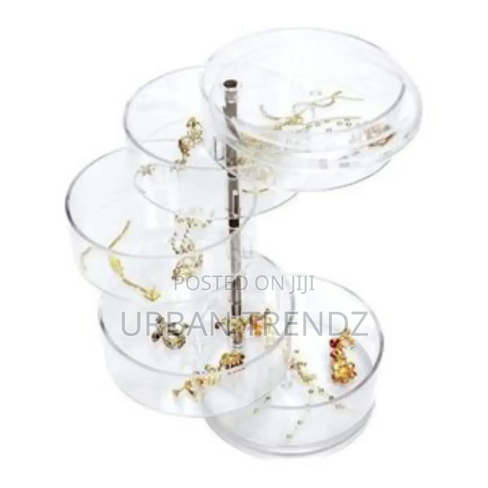Rotating Box Earrings Multi-Function Storage Rack