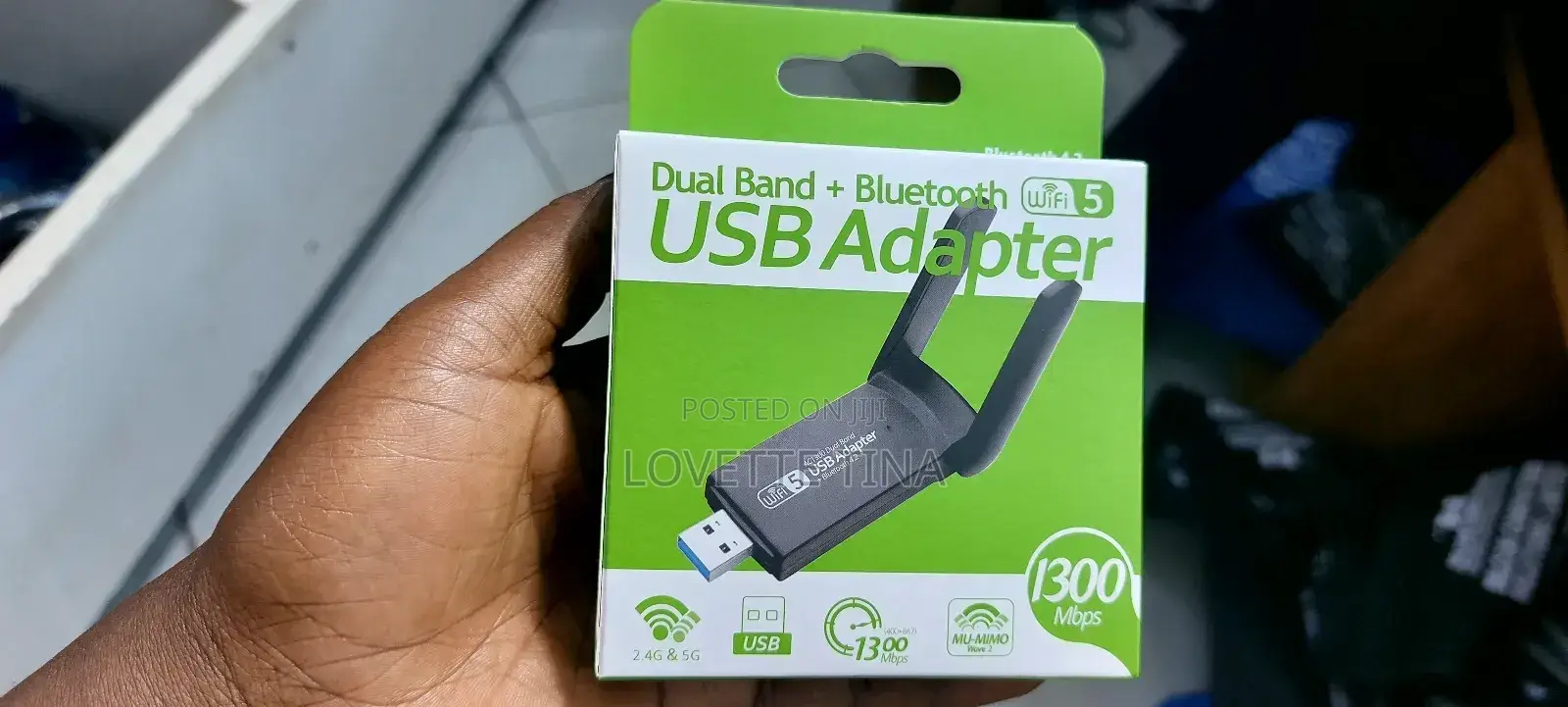 Wifi Adapters 1300mbps Dual Band +Bluetooth
