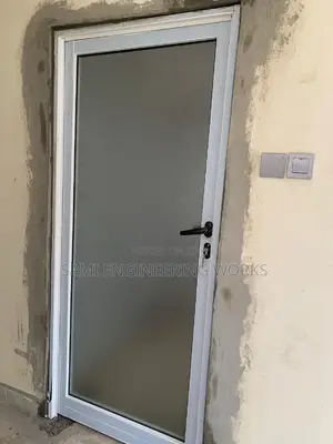 Full Glass Aluminum Bathroom Door