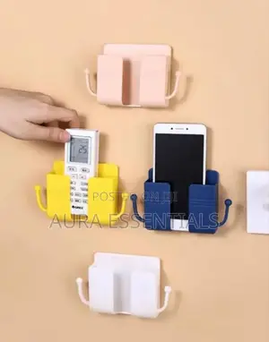 1pc Wall Mounted Phone Storage Box