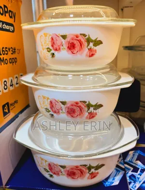 3pcs Floral Serving Dishes