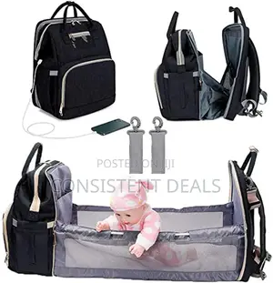 2in1 Baby Diaper Bag and Bed