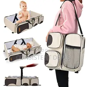 2in1 Baby Diaper Bag, Travel Bed
