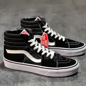 Original Black/White High Top Vintage Vans Off the Wall