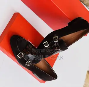 Original Stylish Luxury Double Buckle Suede Loafers