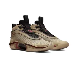 Original Brown Nike Air Jordan 36 Basketball Sneakers